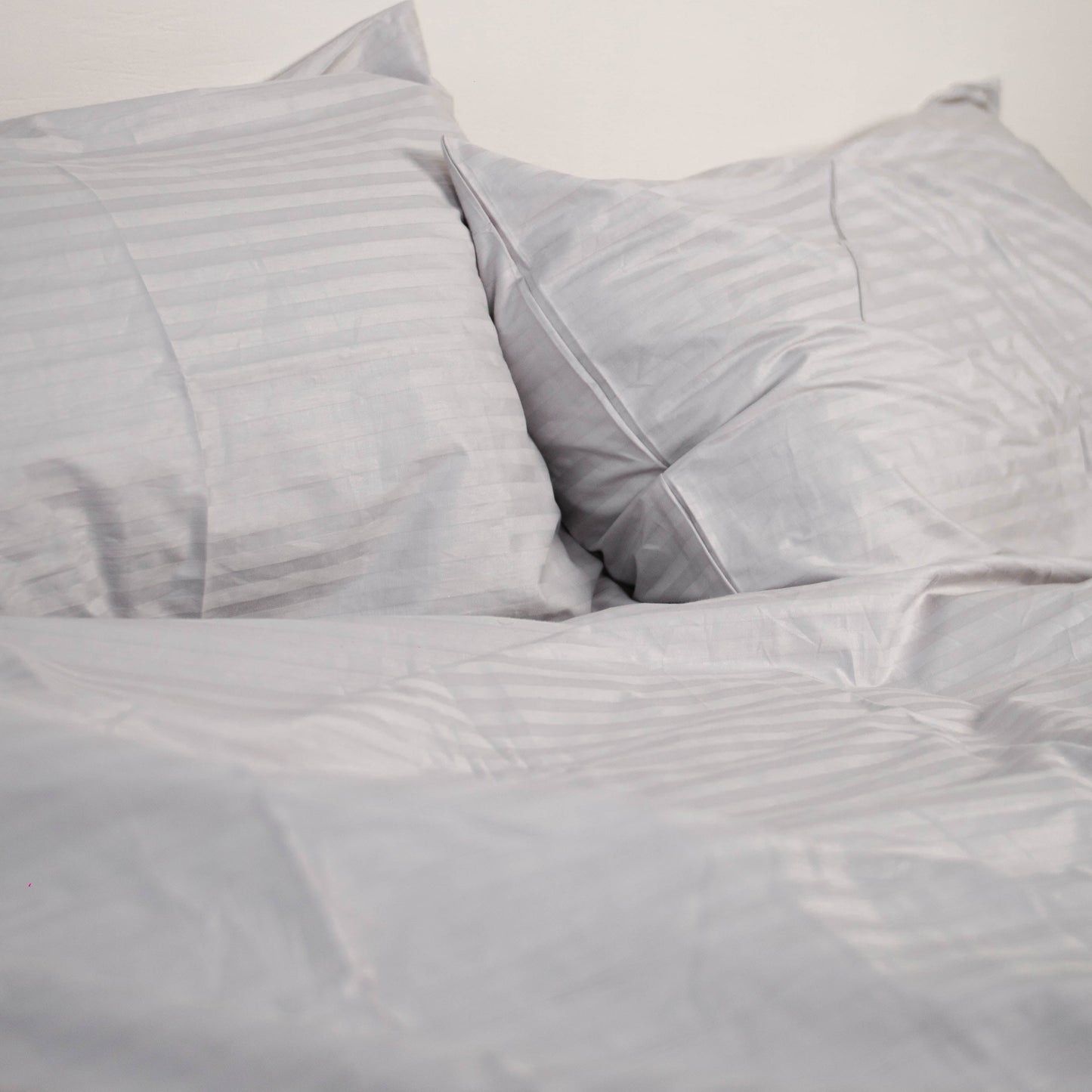 Premium Stripe Sateen Sheet Set