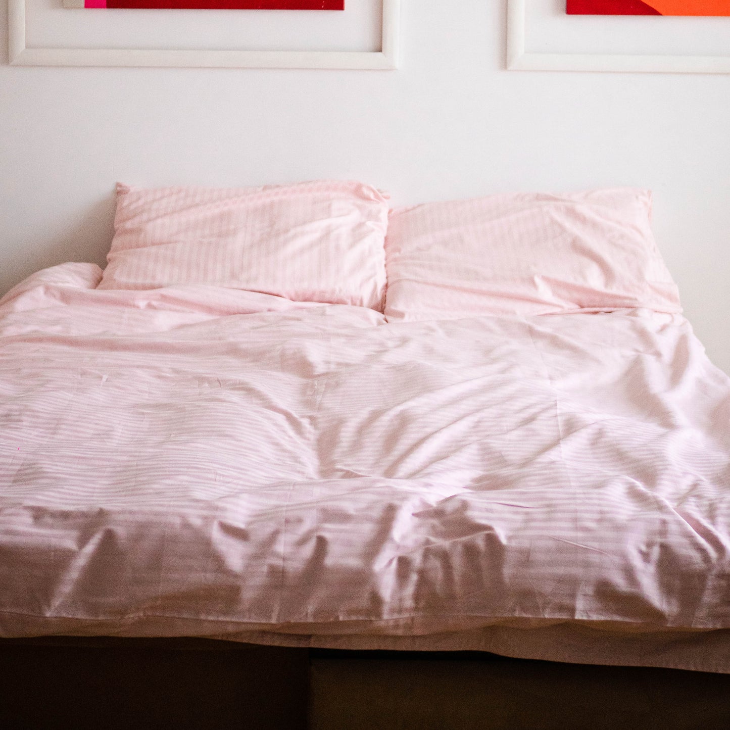 Premium Stripe Sateen Sheet Set