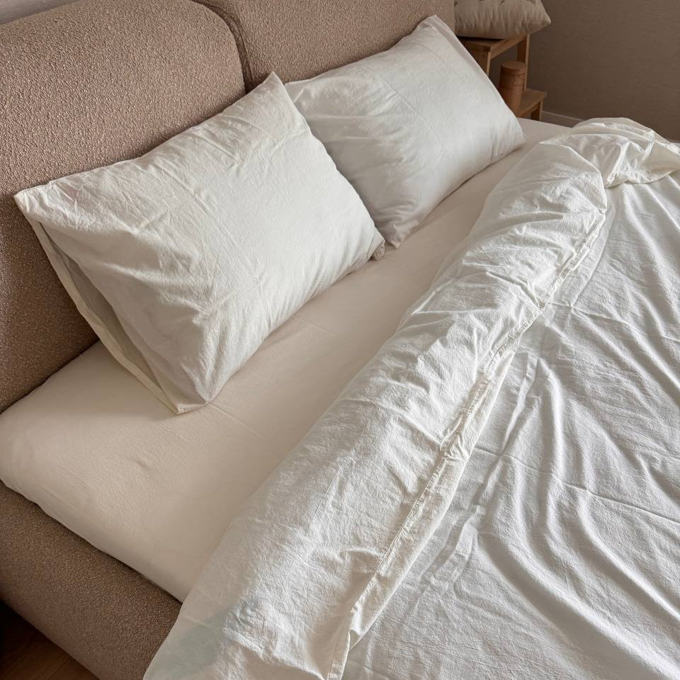 Boiled Cotton Sheet Set